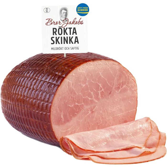 Bror jakob rökt skinka ca 10g