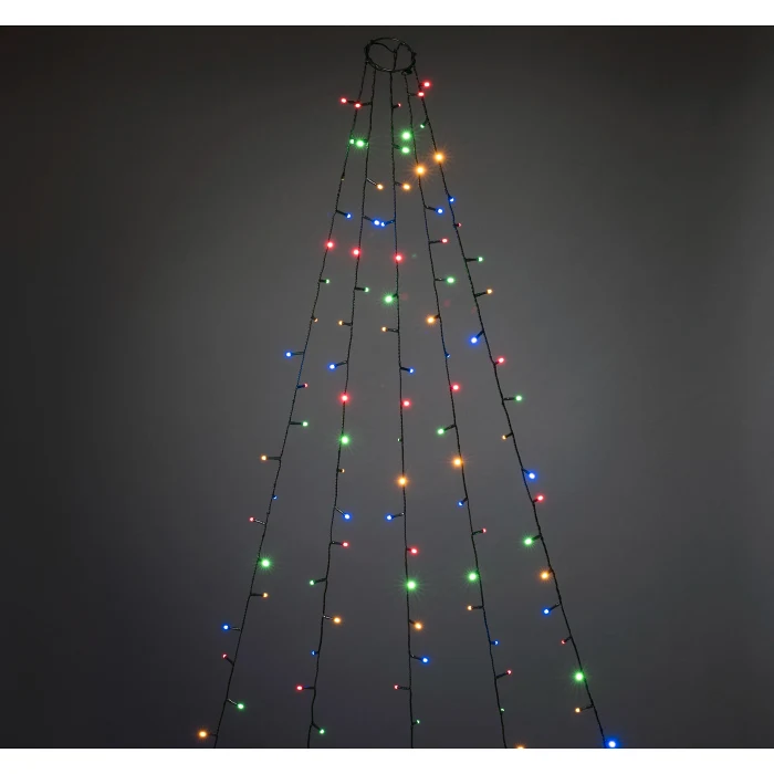 Julgransslinga färg 150 LED Konstsmide