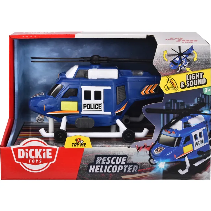 Helikopter ljus o ljud 18cm Dickie Toys