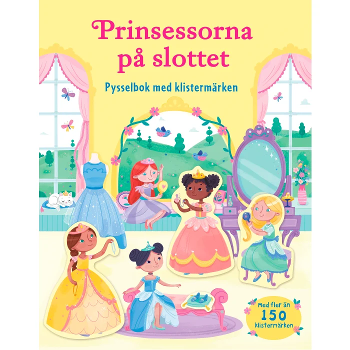 Prinsessorna på slottet: pysselbok med klistermärken