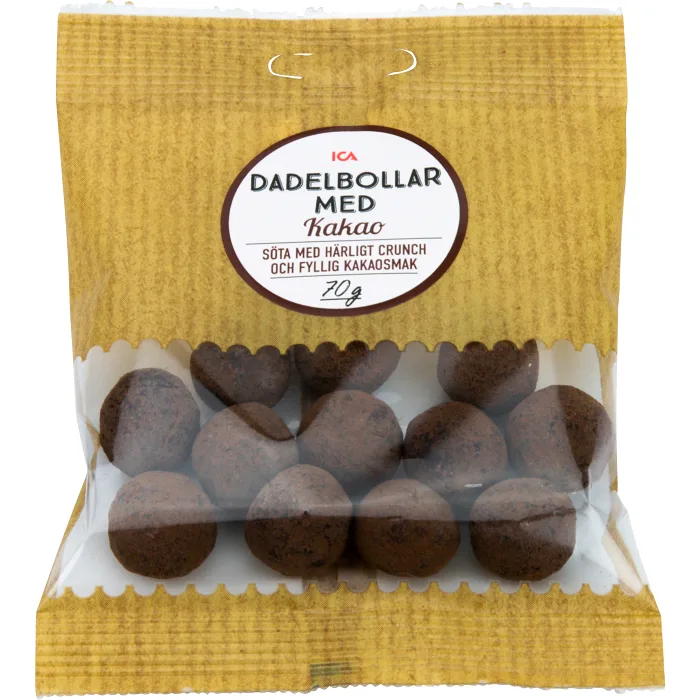 Dadelbollar med Kakao 70g ICA