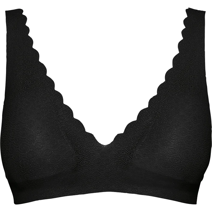 Sloggi Zero Feel Lace Bralette S Svart