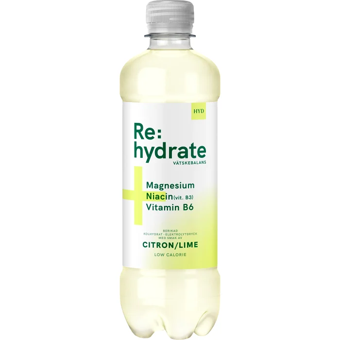 Vätskeersättning Rehydrate Citron Lime 500ml HYD