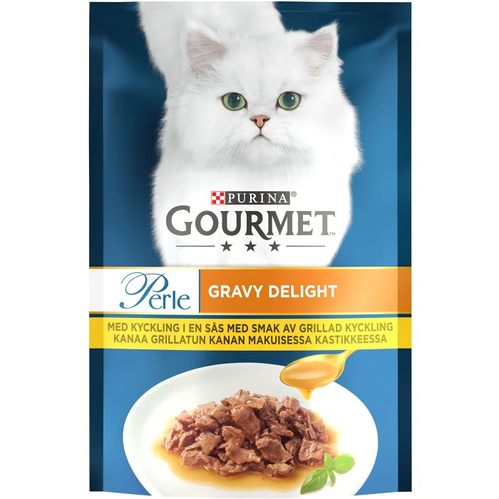 Kattmat Kyckling Gravy Delight 85g Gourmet