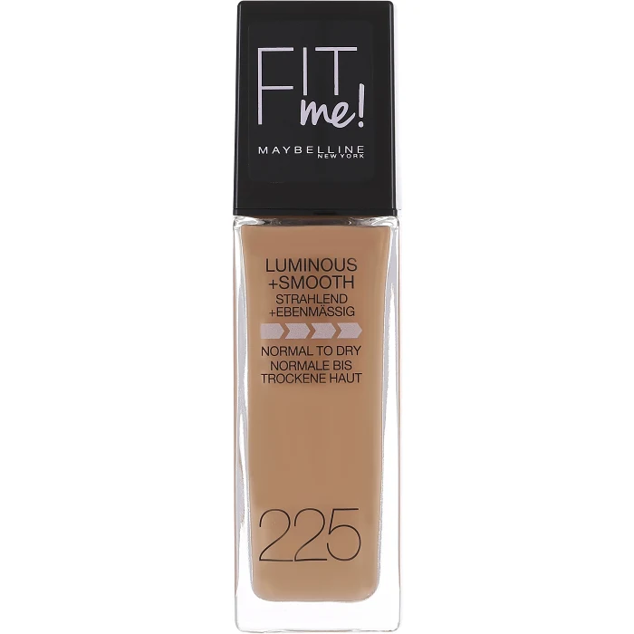 Foundation Fit Me Luminous + Smooth Medium Buff 225 30ml Maybelline