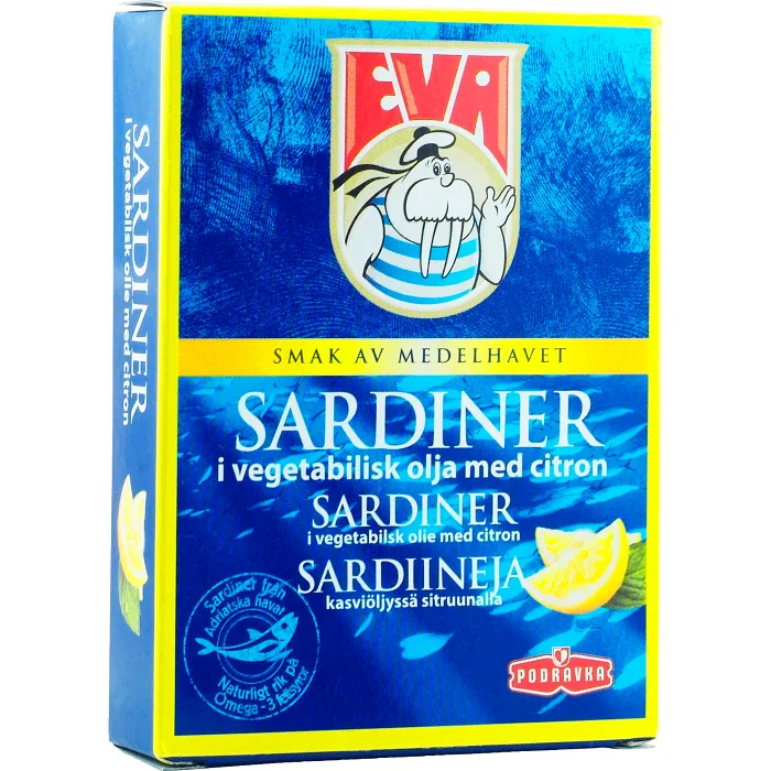 Citron Sardiner 115g Eva