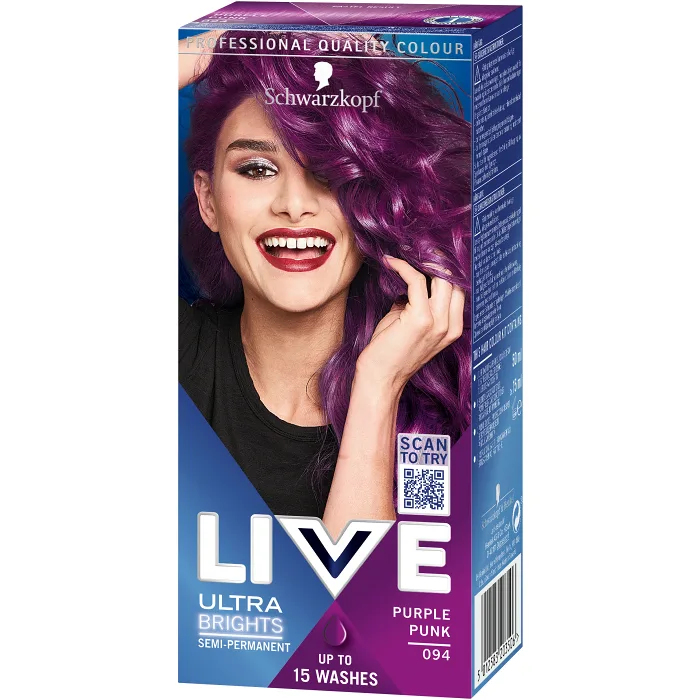 Hårfärg Ultra Brights Purple 94 1-p Live