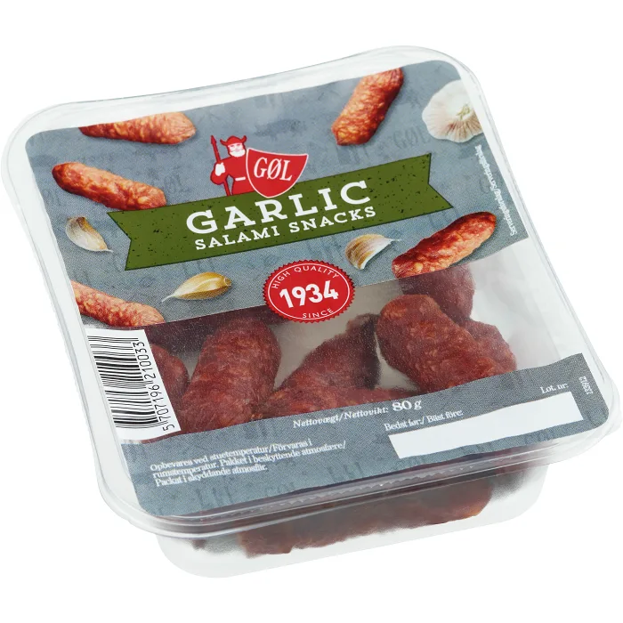 Salami Vitlök Snacks 80g Göl