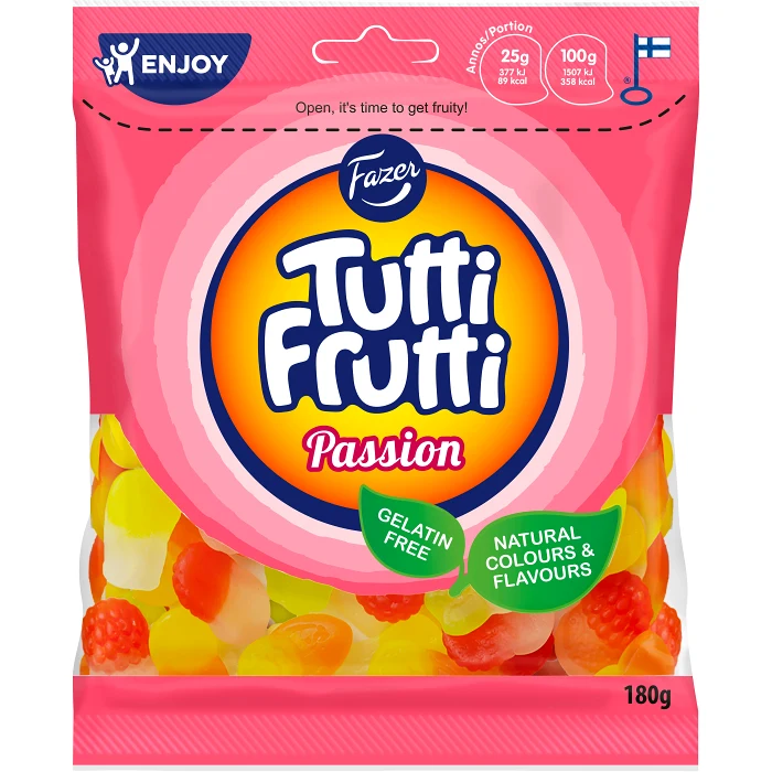 Tutti Frutti Passion 180g Fazer