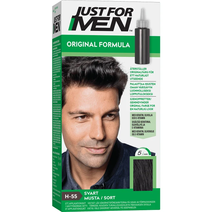 Hårfärg Svart 1-p Just for Men
