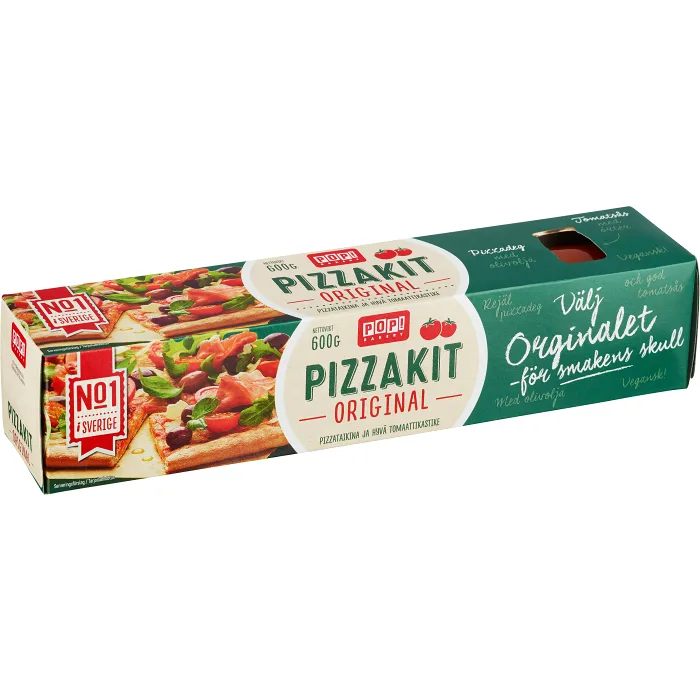 Pizzakit Original 600g POP! Bakery