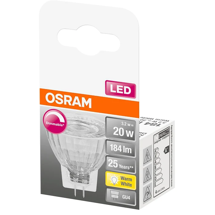 LED MR11 20W GU4 DIM Osram