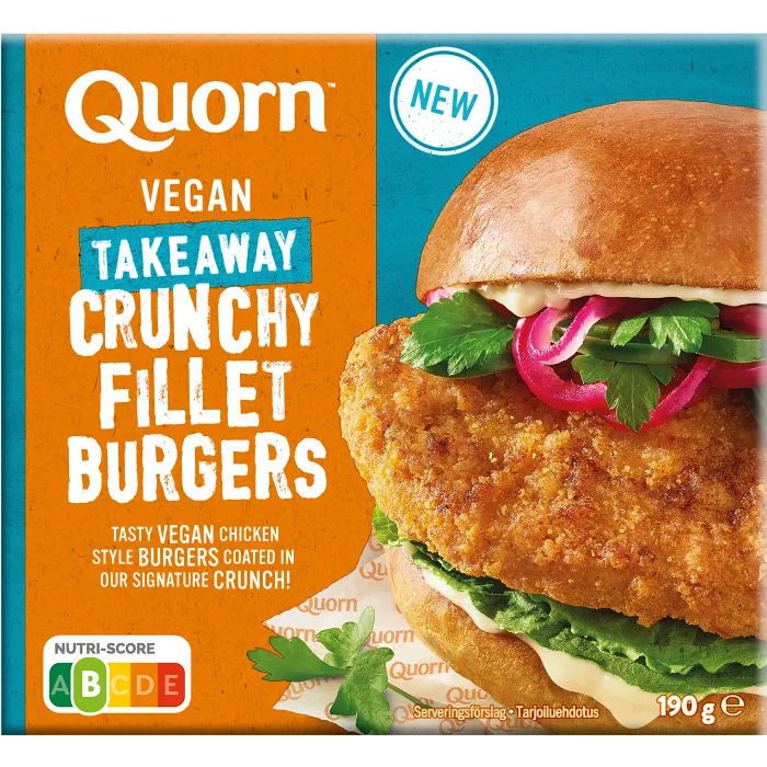 Vegan Crunchy Fillet Burger 190g Quorn