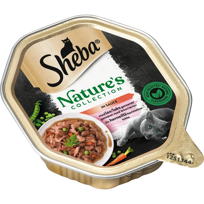 Kattmat blöt Lax 85g Sheba