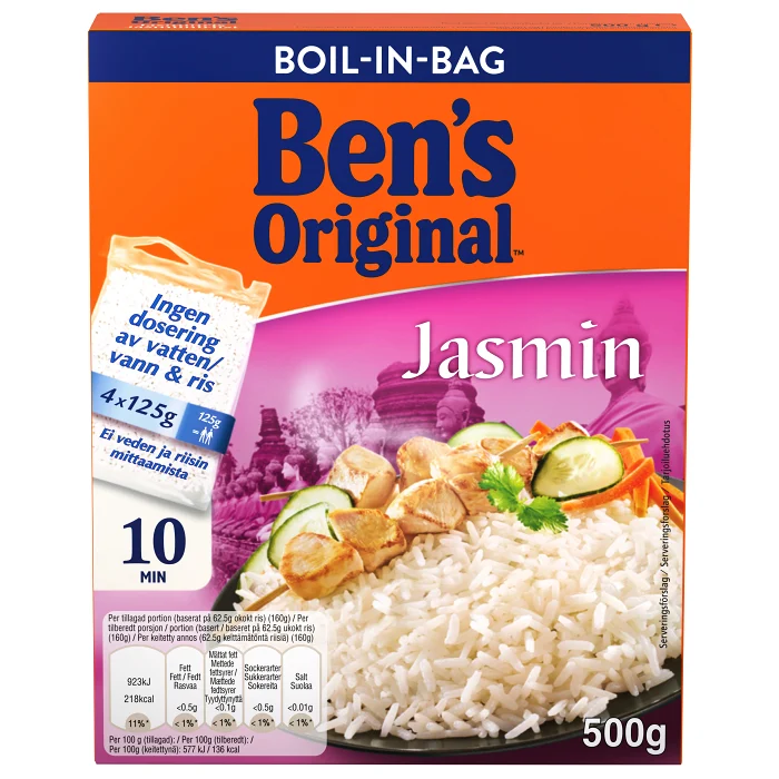 Jasminris Boil in bag 500g Ben´s Original