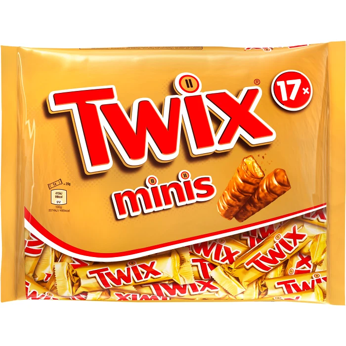 Minis 17-p 366g TWIX