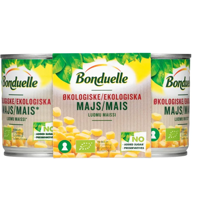 Majs Ekologisk 2-p 150g Bonduelle