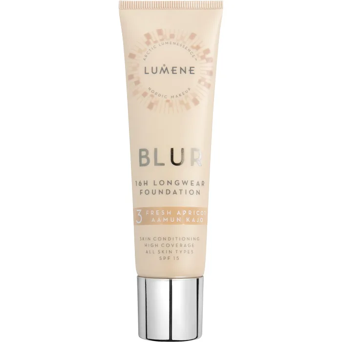 Foundation Blur16h Longwear nr 3 Fresh Apricot SPF15 30ml Lumene