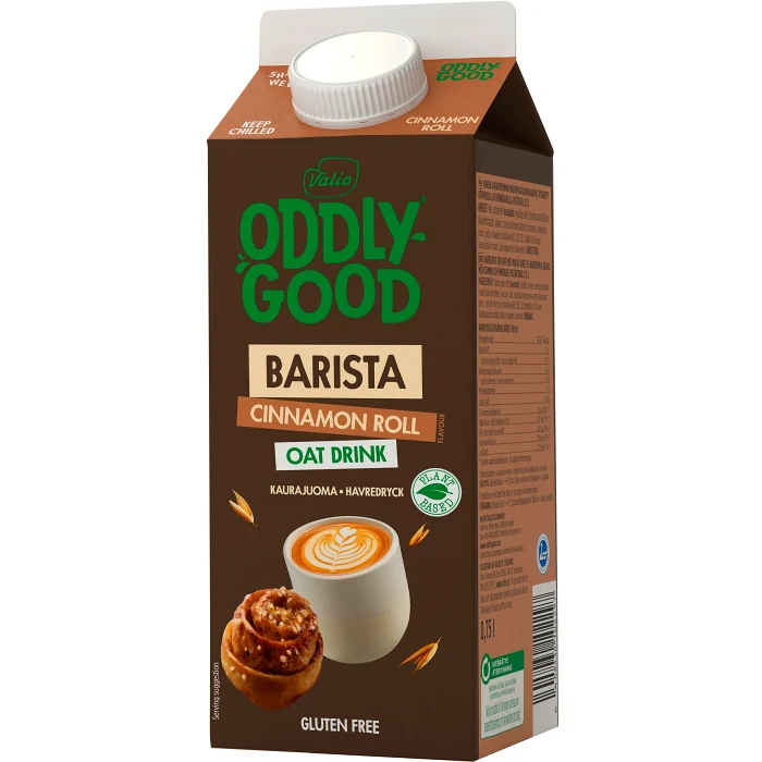 Oddlygood® Barista kanelbulle 750ml Valio