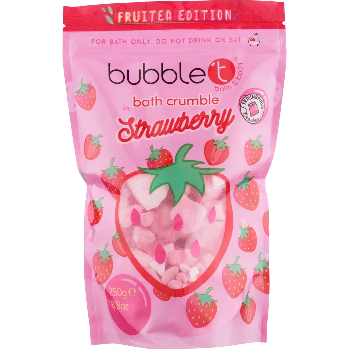 Badskum Fruitea Strawberry Bath Crumble 250g BubbleT