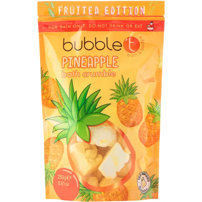 Badsalt Fruitea Pineapple Bath Crumble 250g BubbleT