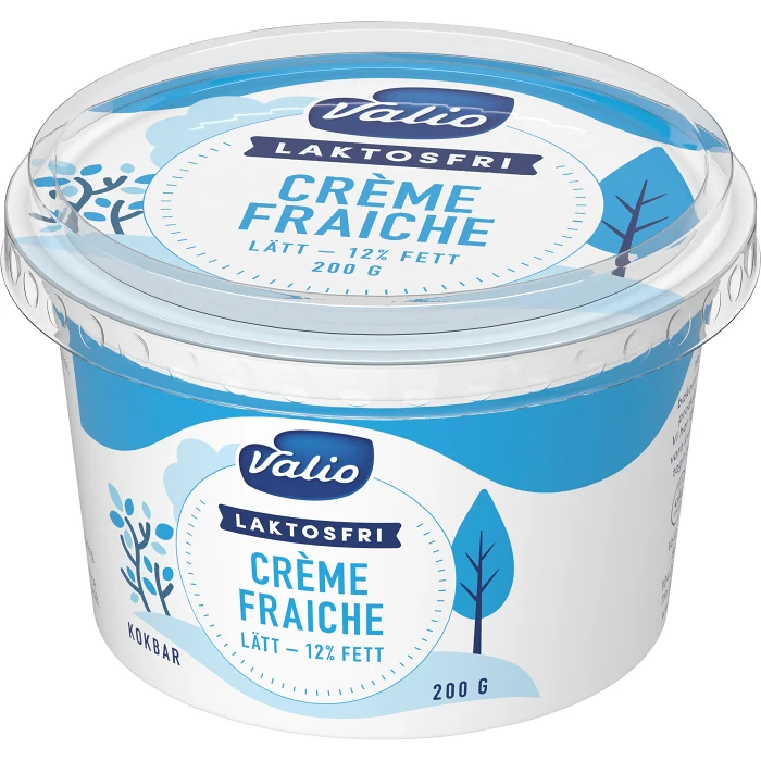 Crème Fraiche Lätt Laktosfri 12% 200ml Valio