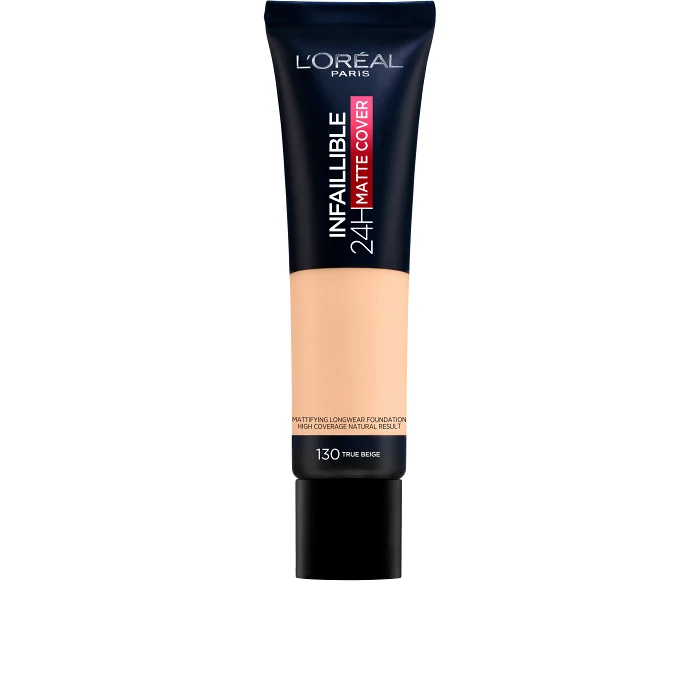 Foundation Infaillible 24H Matte Cover True Beige 130 30ml L’Oréal Paris