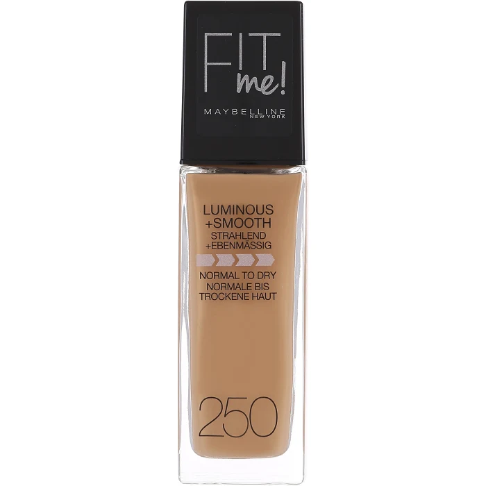 Foundation Fit Me Luminous + Smooth Sun Beige 250 30ml Maybelline