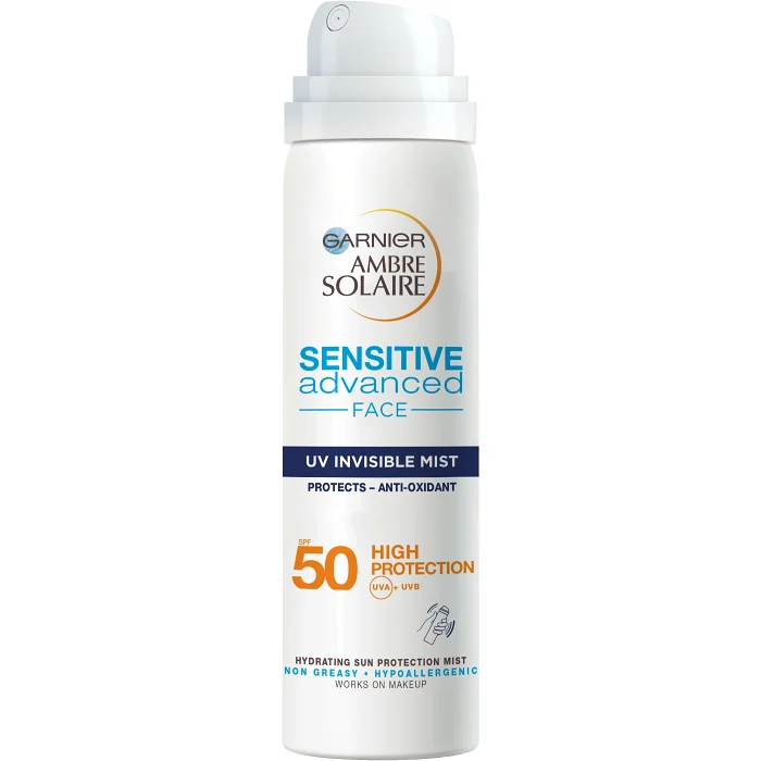 Solspray känslig hud SPF50 75ml Garnier Ambre Solaire