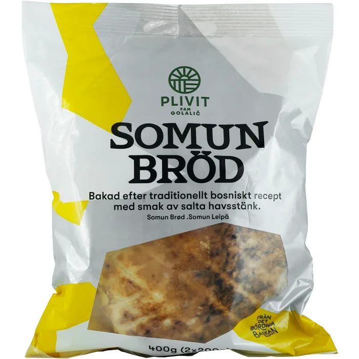 Somun Bröd Fryst 400g Plivit