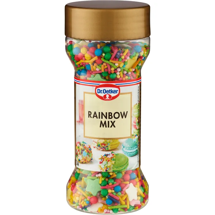 Dekorationsströssel Rainbow mix 50g Dr. Oetker