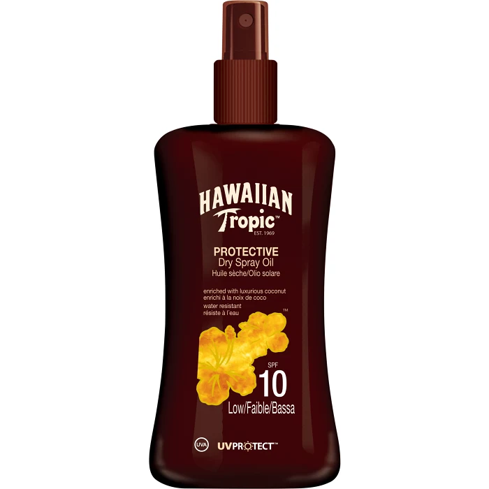 Protective dry oil Spray SPF10 200ml Hawaiian Tropic