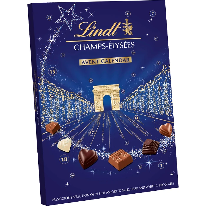 Chokladkalender CHAMPS ÉLYSÉES 250g Lindt