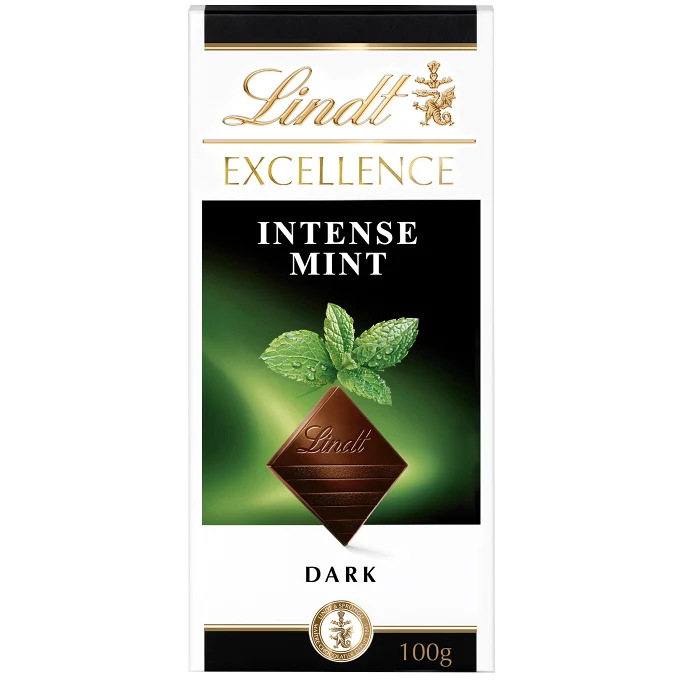 Chokladkaka EXCELLENCE Mint Mörk Choklad 100g Lindt