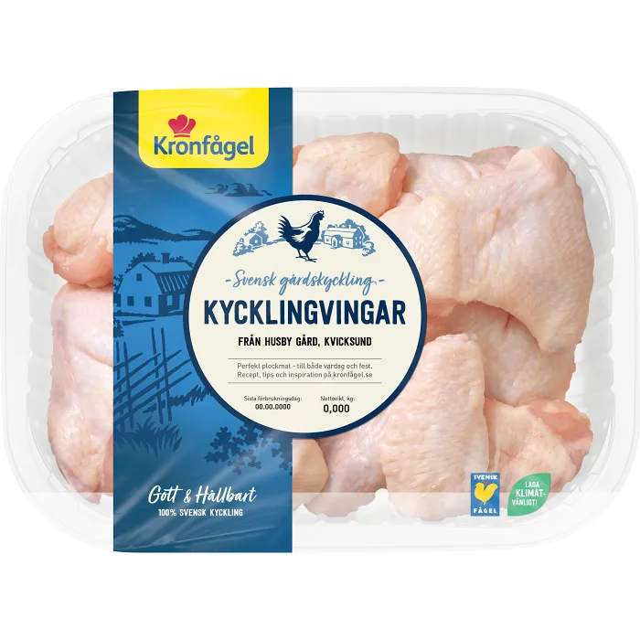 Kycklingvingar 900g Kronfågel