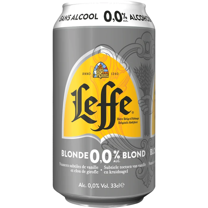 Öl Blonde alkoholfri 0,0% 33cl Leffe