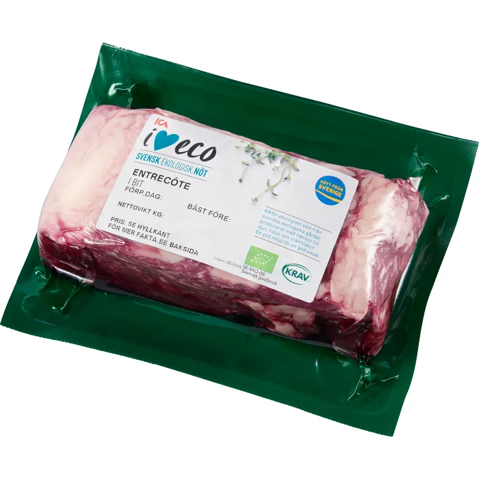 Entrecôte ca 900g KRAV ICA I love eco