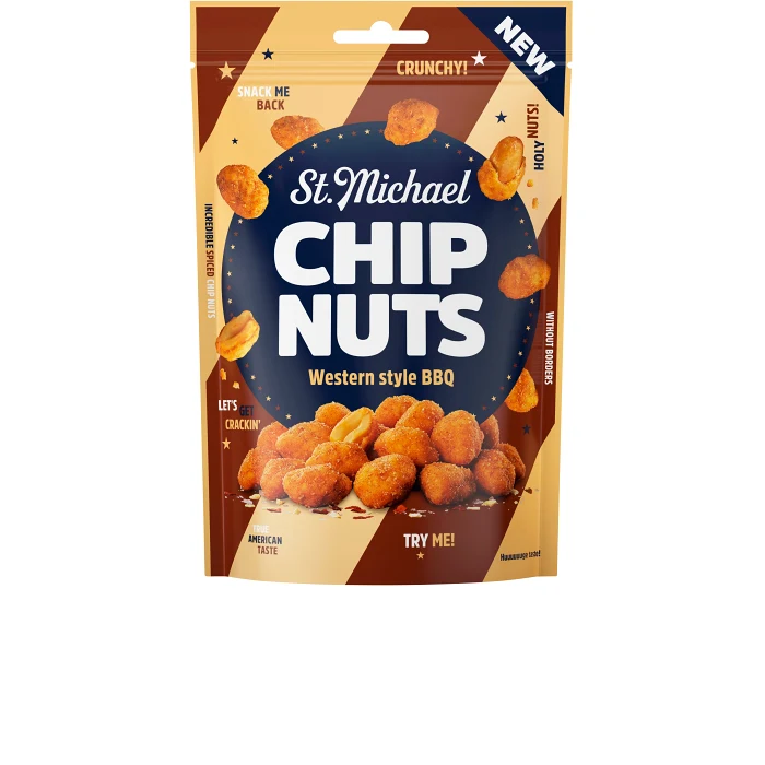 Chip Nuts Barbeque 110g St Michael