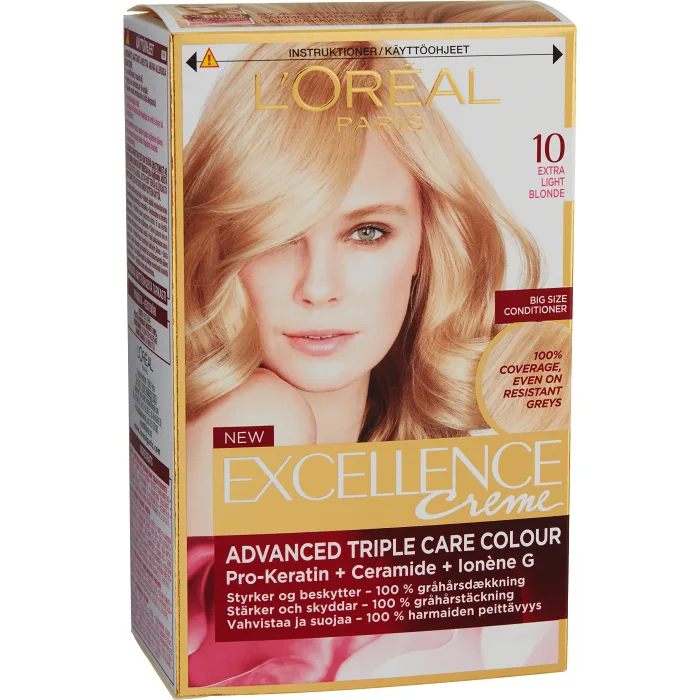 Hårfärg 10 Extra light blonde 1-p Excellence