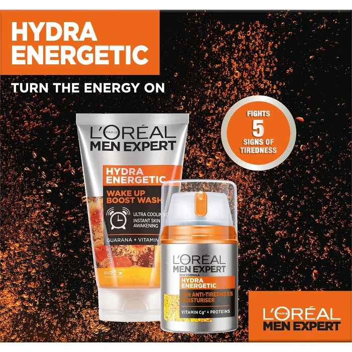 Presentförpackning Hydra EnergeticTurn the Energy On 1-p Men Expert