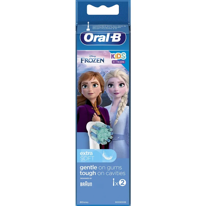 Tandborstrefill 2-p Extra soft Frozen Oral-B