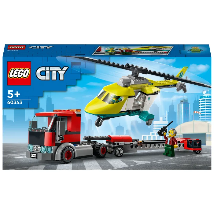 LEGO City Räddningshelikoptertransport 60343