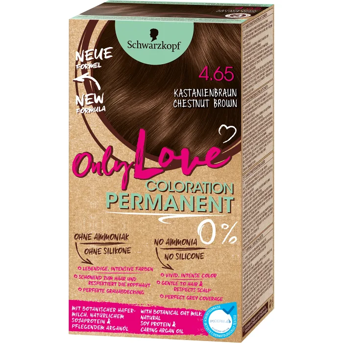 Hårfärg 4.65 Chestnut Brown Only Love 1-p Schwarzkopf