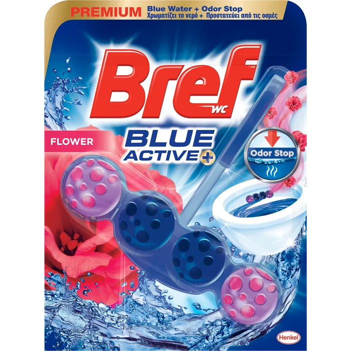 Blue Active Flower WC-block WC Bref 50g