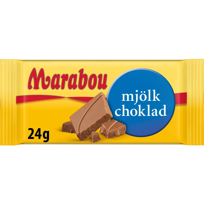 Chokladkaka Mjölkchoklad 24g Marabou