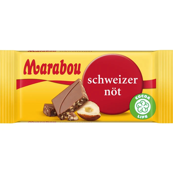 Chokladkaka Schweizernöt 24g Marabou