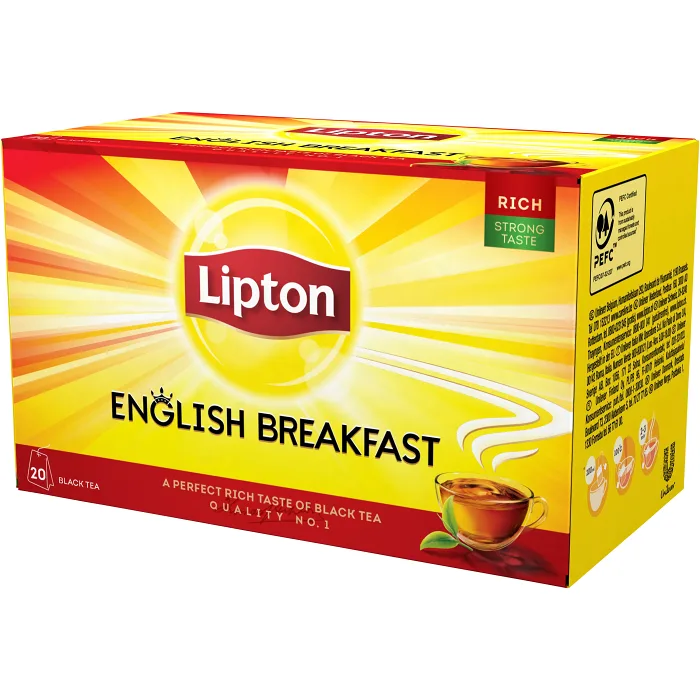 English breakfast te 20-p Lipton
