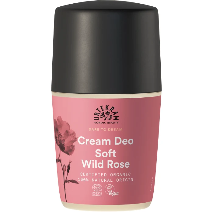Deodorant Soft Wild Rose 50ml Urtekram