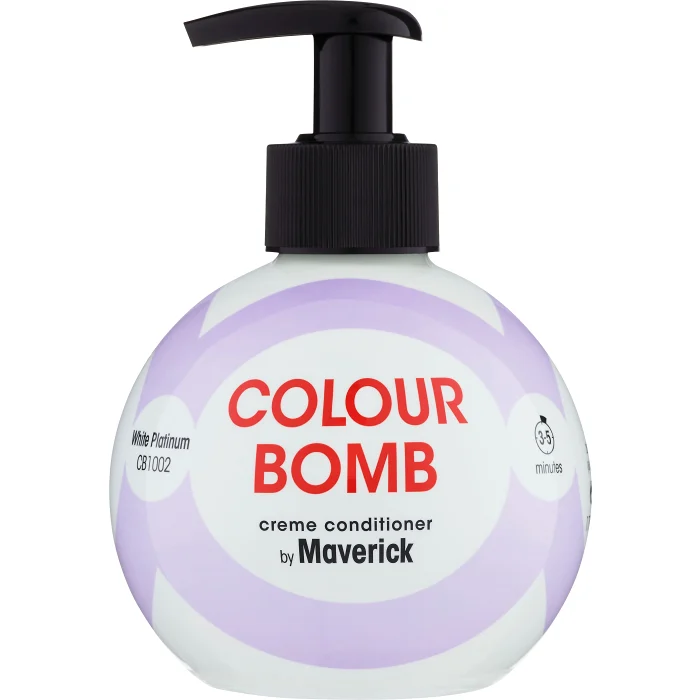 Balsam för färgat hår White Platinum 250ml Colour Bomb 
