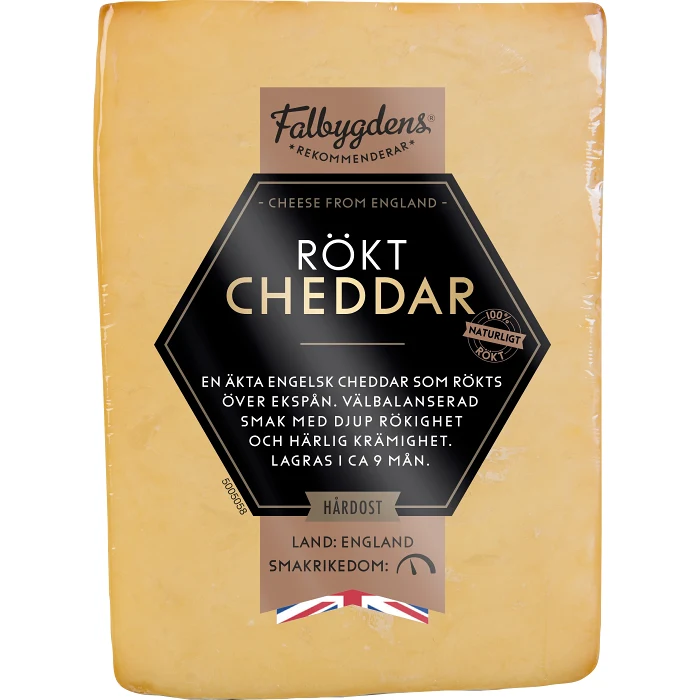 Cheddar Rökt 34% Falbygdens